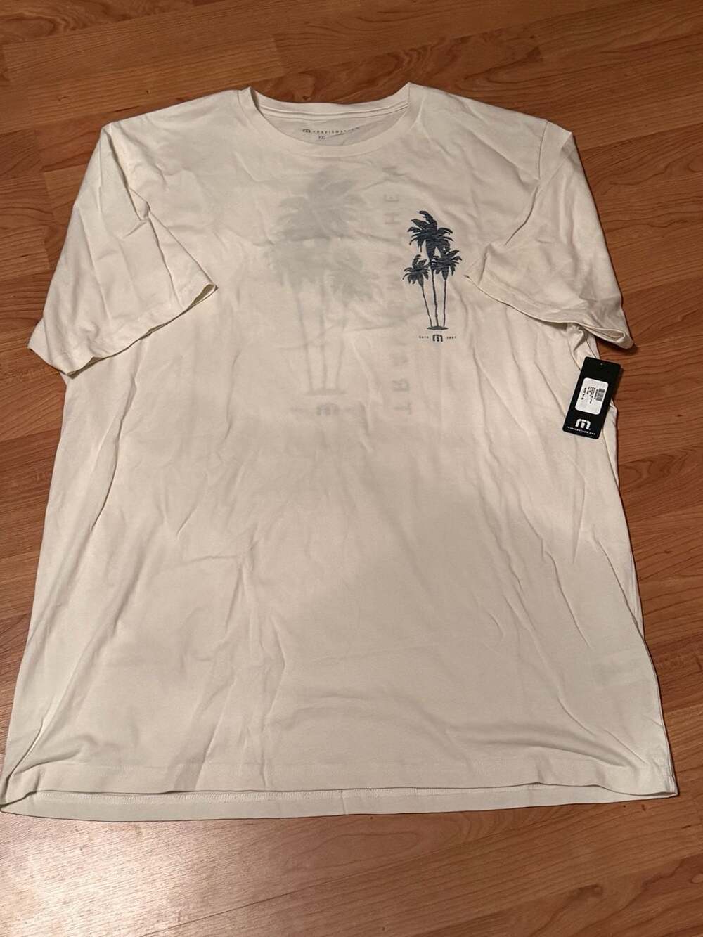 TravisMathew Salt Spray Palm Tree Graphic Tee Shirt XXL